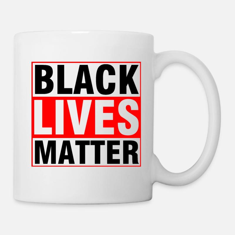 Black Lives Matter, Black Lives Matter - Mug blanc - blanc