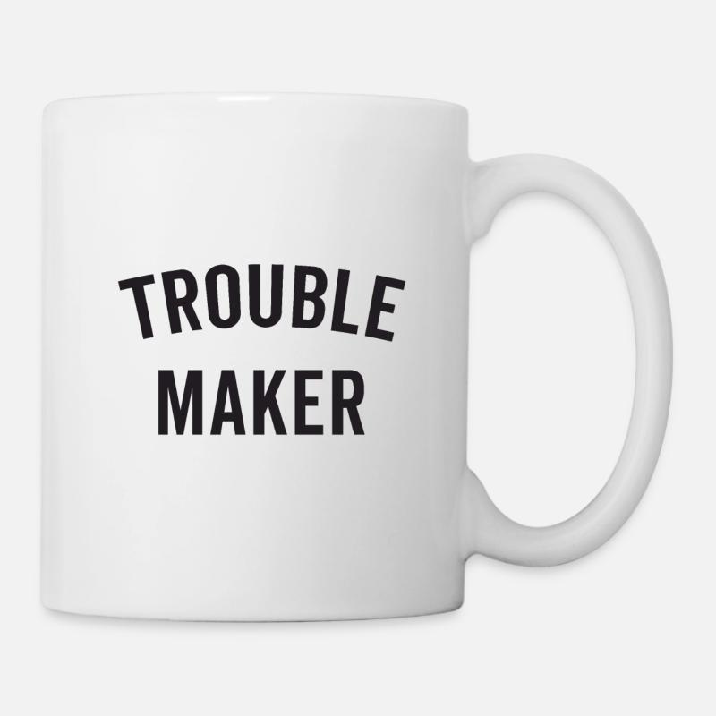 TROUBLE MAKER - Mug blanc - blanc
