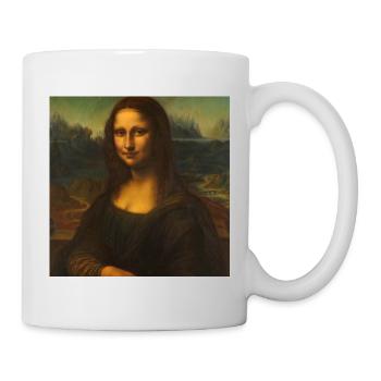 Carl Velten: Bildnis der Mona Lisa, 1859 (?) - Tasse - Weiß - Rechts