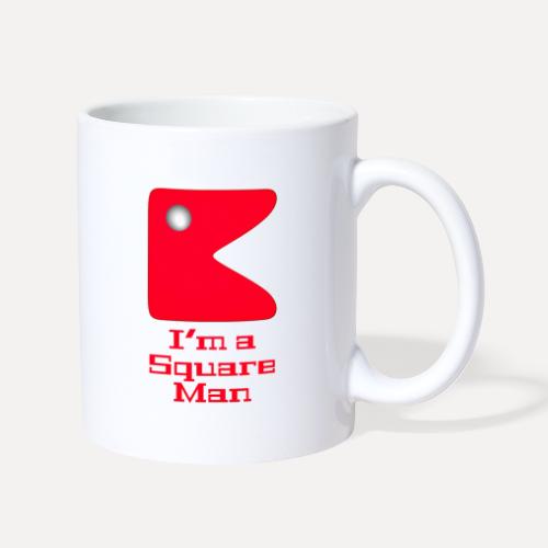 Square man red - Mug