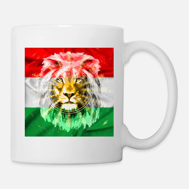 Kurdischer Löwe - Tasse - Weiß