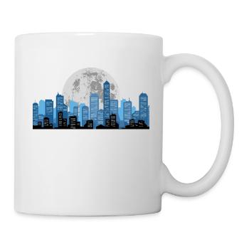 Moon Light Cityscape - Mug - white - Right