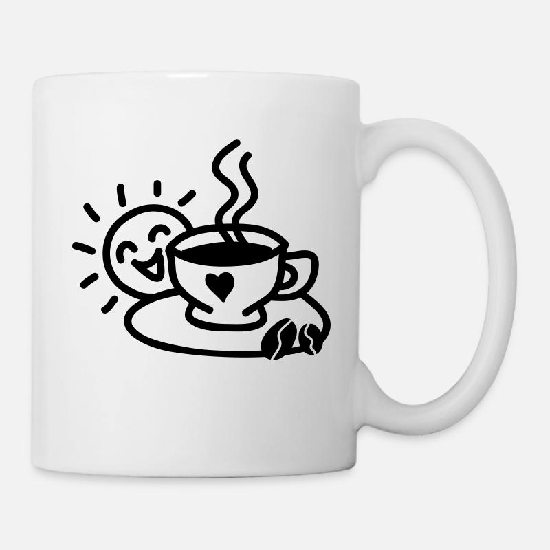 Tasse à café amour - Mug blanc - blanc