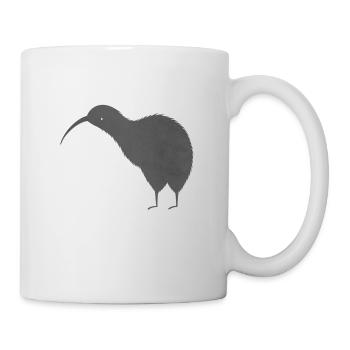 Cute New Zealand kiwi bird - Mug - white - Right