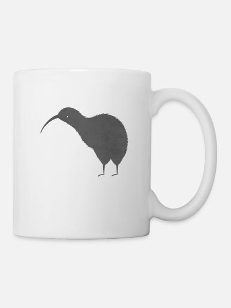 Süßer neuseeländischer Kiwi Vogel - Tasse - Weiß