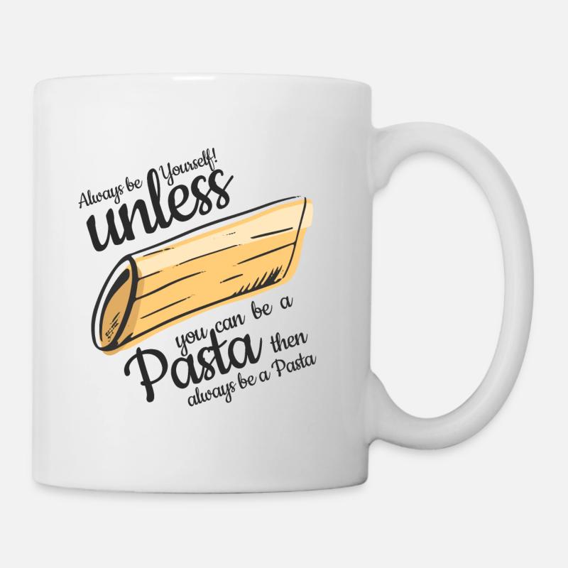 Pasta noodle dough spaghetti flour gift - Mug - white