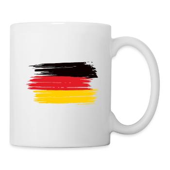 Germany flag Germany fan favorite country - Mug - white - Right