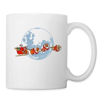 "Merry Christmas Moon" Chemise Hohohoho de Noël - Mug blanc - blanc - Droite