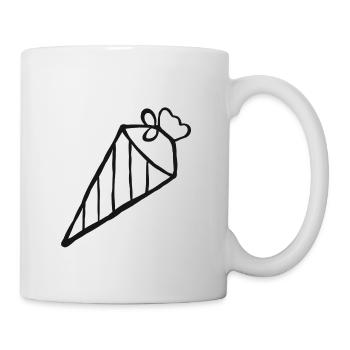 School bag school start schooling sugar bag - Mug - white - Right