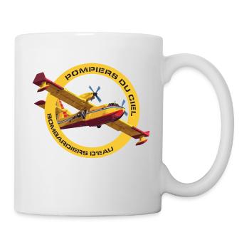 Canadair water bomber - Mug - white - Right