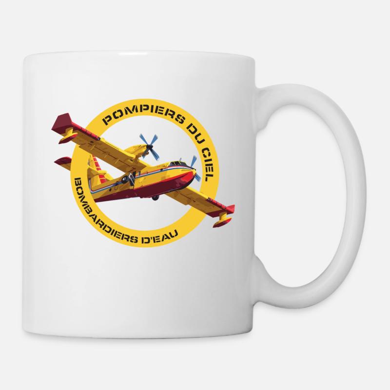 Canadair water bomber - Mug - white
