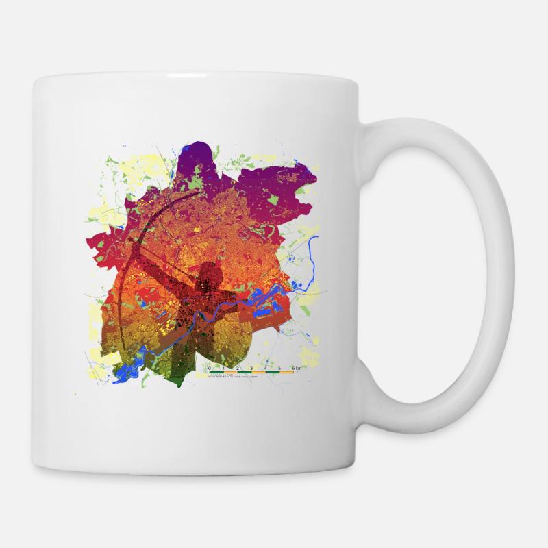 Robin des Bois pendant minuit Nottingham - Mug blanc - blanc