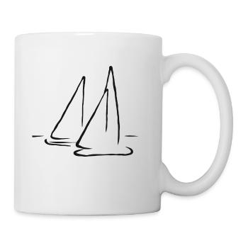 Segelsport Segler Surfer Surfen Segeln Windsurfen - Mug - white - Right