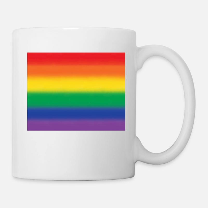 Arc-en-ciel / fierté - Mug blanc - blanc