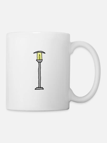 Straßenlaterne - Tasse - Weiß