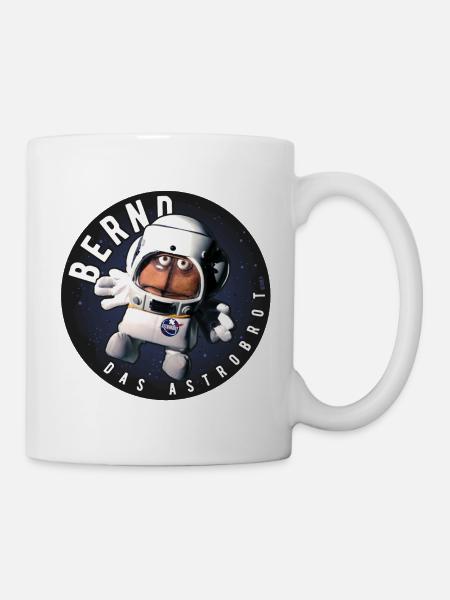 Bernd Das Brot Astrobrot Rund - Tasse - Weiß