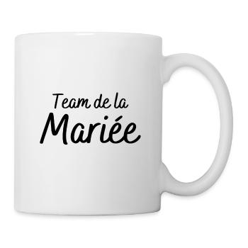 Team de la Mariée - Mug blanc - blanc - Droite