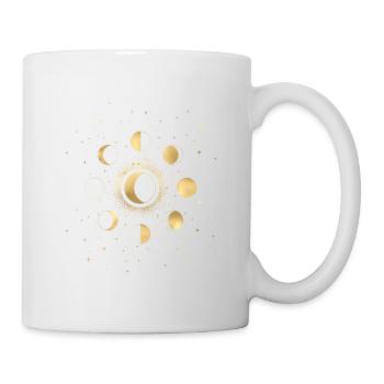 Gold Moon Phases - Mug - white - Right