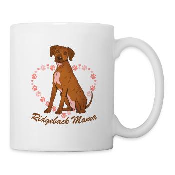 Rhodesian Ridgeback Mama - Tasse - Weiß - Rechts