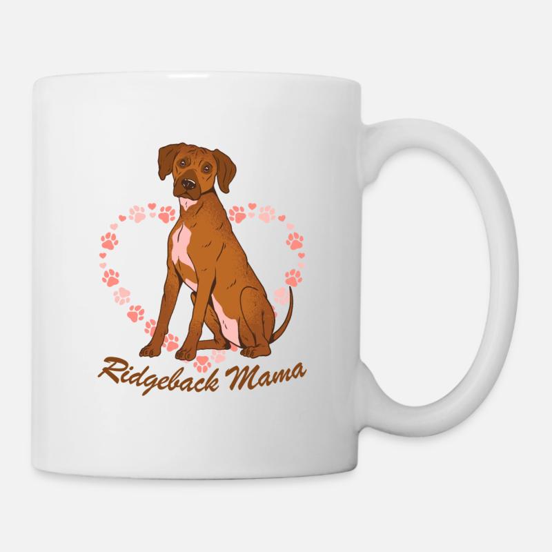 Rhodesian Ridgeback Mama - Tasse - Weiß