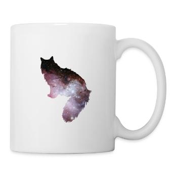 Chat galaxie 2 - Mug blanc - blanc - Droite