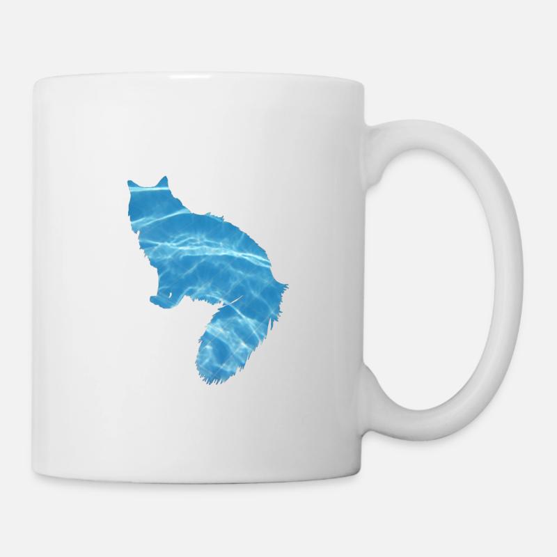 Eau de chat - Mug blanc - blanc