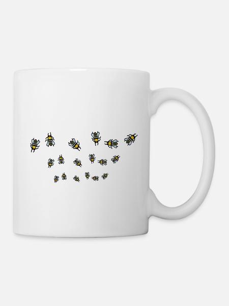 Swarm of bees - Mug - white