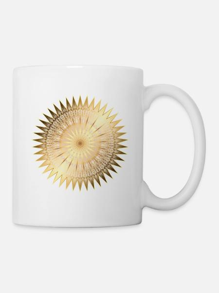 Gold mandala - Mug - white