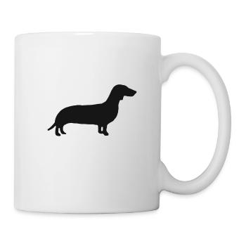 süßer Hund Pudel Rottweiler Beagle Hunde Dackel - Tasse - Weiß - Rechts