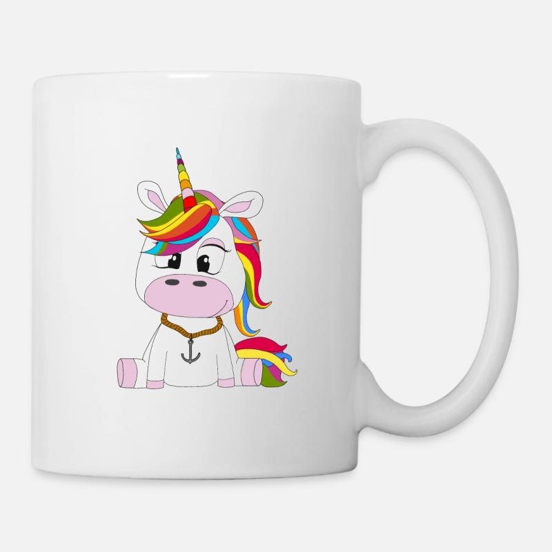 Anchor unicorn - Mug - white