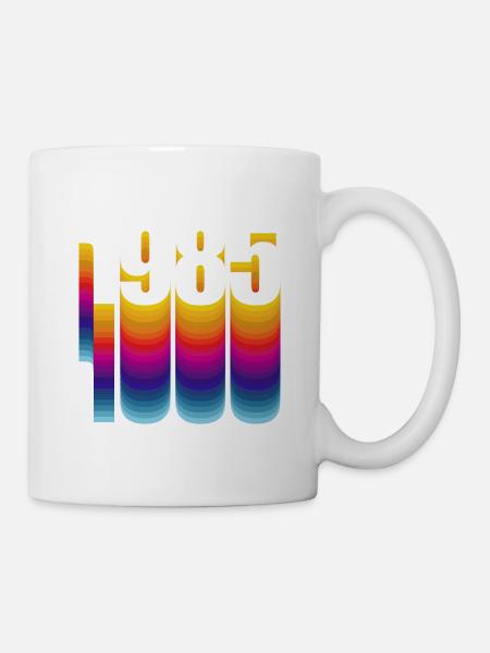 1985 - Mug blanc - blanc