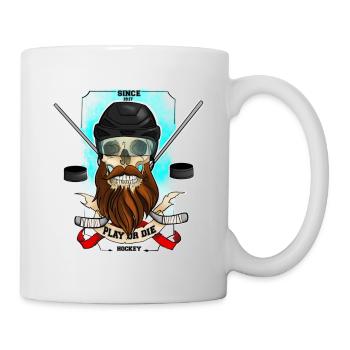 Play or Die - Mug blanc - blanc - Droite