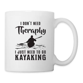 Kayak Kajak Wassersport Kanu Kayaking Geschenkidee - Tasse - Weiß - Rechts
