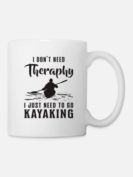 Kayak Kayak Nautiques Canoë Kayaking Idée cadeau - Mug blanc - blanc