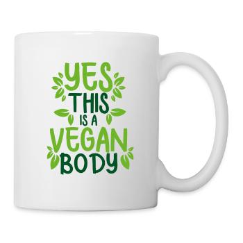 Yes this is a vegan body Vegan Essen Natural - Mug - white - Right