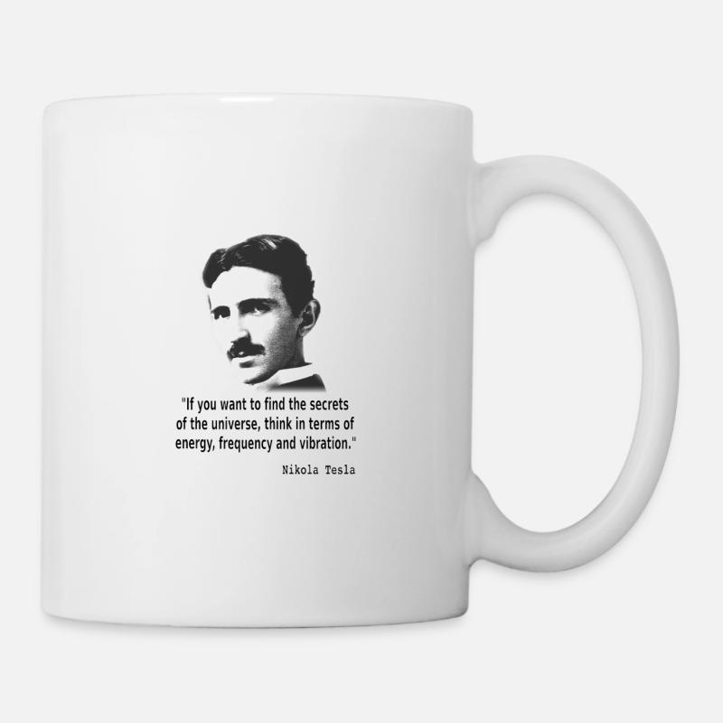 Nikola Tesla Quote - Mug - white