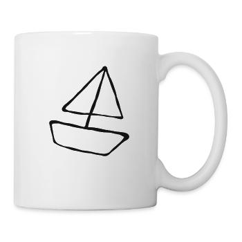 Sailing sport sailing seafaring sailing ship boat ship - Mug - white - Right