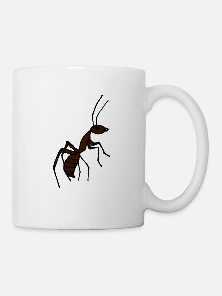 Fourmi de dessin animé - Mug blanc - blanc