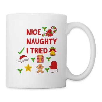 Collection de l'humour de Noël pour adultes - Mug blanc - blanc - Droite