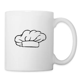 Chef's hat amateur cook cook star chef cook - Mug - white - Right