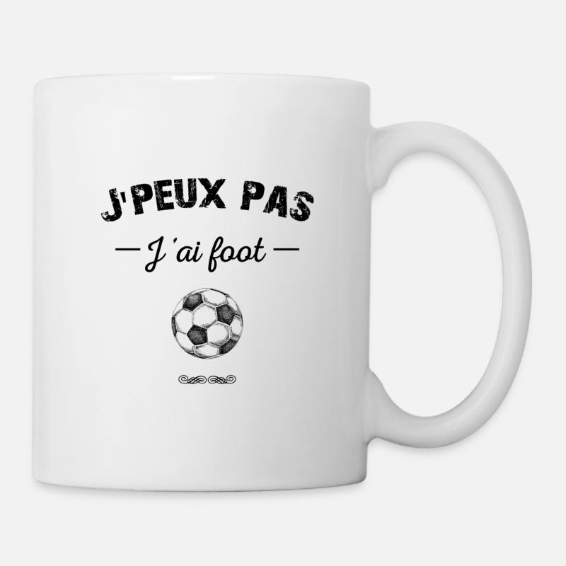 J'PEUX PAS J'AI FOOT WHITE - Mug blanc - blanc