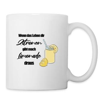 Limonade - Tasse - Weiß - Rechts