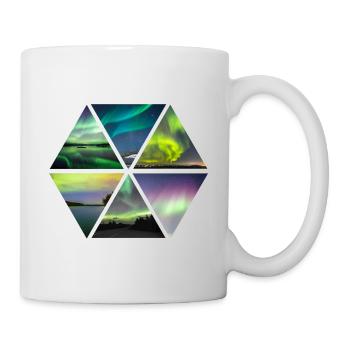 Lumières polaires - Mug blanc - blanc - Droite