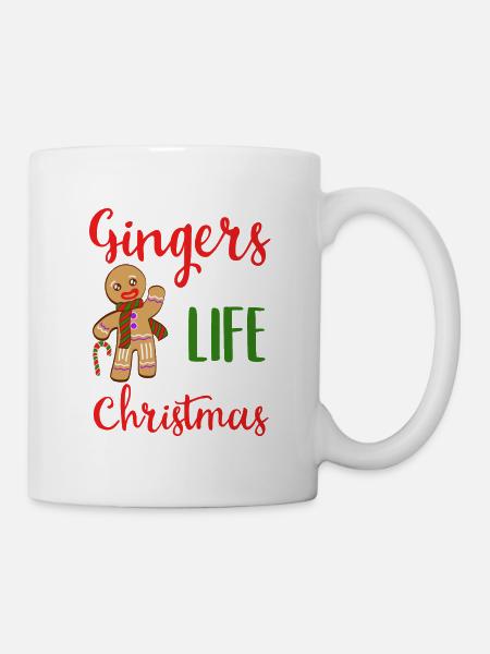 "Gingers Are For Life Not Just For Christmas" - Mug - white