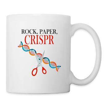 Papier de roche crispr biologie cadeau science - Mug blanc - blanc - Droite