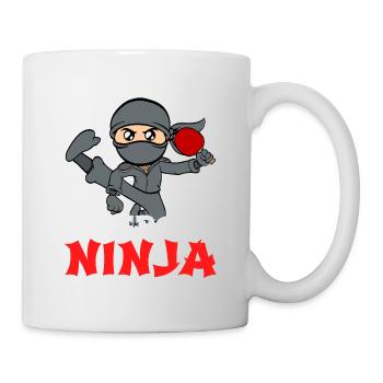 Ein großer Fan von Tischtennis? Hier ist ein - Tasse - Weiß - Rechts