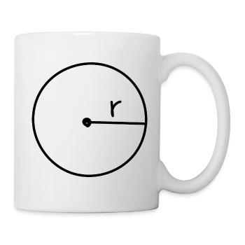 Cadeau de professeur de géométrie mathématique - Mug blanc - blanc - Droite