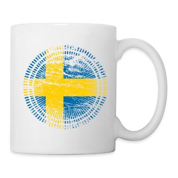 Schweden - Tasse - Weiß - Rechts