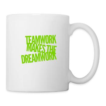 Le travail d’équipe est super - Mug blanc - blanc - Droite