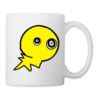 cute monster character - Mug - white - Right